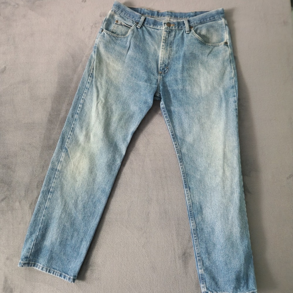 Wrangler Jeans‎ Mens Size 36x29 Five Star Regular Fit Premium Denim Blue Wash